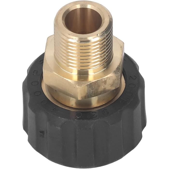 Femelle 3/8 Male Raccordement Rapide Pour Nettoyeur Haute Pression - Tuyau, Insertion Rapide M22[n979 Adaptateur Lavor M22
