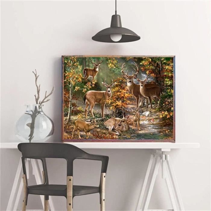 Diymood Kit Complet Broderie Diamant Femme 5D - Peinture Au Diamant Rond 30x40 Cm, Motif Élégant Pour Décorer Chambre Ou Salon Facile Et Relaxant