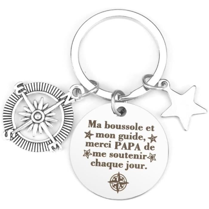 Cadeau Papa Porte Clef Papa Cadeau Homme Porte Clé Papa Cadeau Pour ...