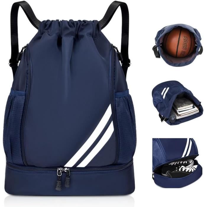 Sac à Dos De Sport Imperméable - Compartiment Chaussures, Grande Capacité 40x32x20 Cm, Léger 150g, Pour Homme Et Femme - 7
