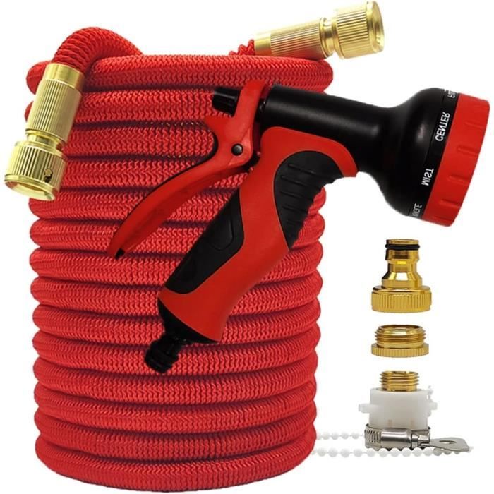 Tuyau En Acier Inoxydable De 10 Mètres Pour Arrosage – 1,3 Cm