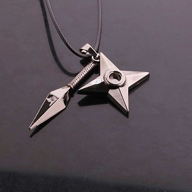 Naruto Bijou Collier Pendentif Hatake Kakashi Mangekyo Sharingan Logo Symbole