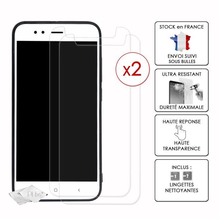 Logicom B bot 550 Pack 3 films de protection d'écran en verre trempé haute transparence, ultra résistant (dureté maximale), ultra - Téléphonie