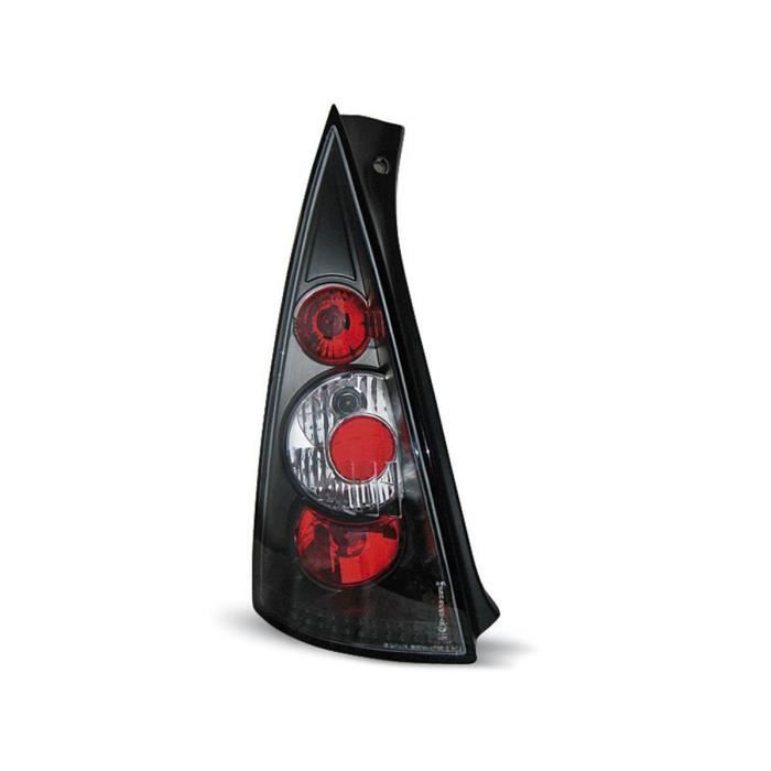 Paire de feux arriere Citroen C3 02-05 noir