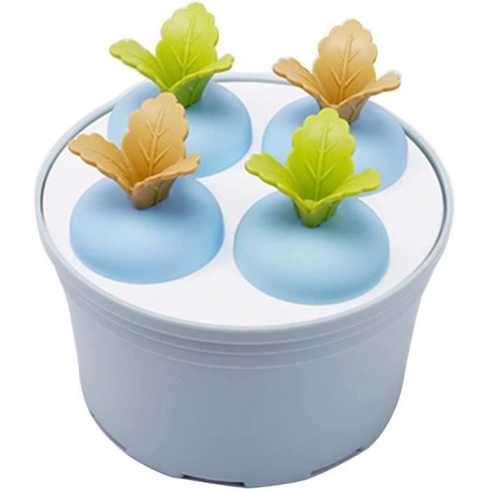 Moules à Glace Silicone UQTUKO 2 Pièces | 14 Bâtonnets | Sans BPA | Pour Popsicles, Yaourt