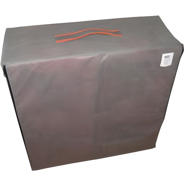 sac de rangement pour matelas d'appoint pliable, multi-usages pour matelas 195x65x8cm - gris