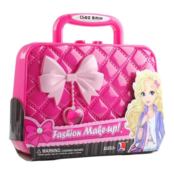 Sac à Main Jouet Fille Avec Maquillage - Jeu De Rôle Princesse 3-6 Ans - Ensemble Déguisement Et Accessoires