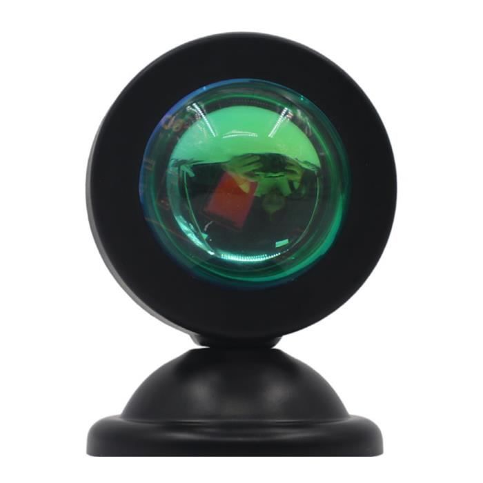 SPOTS - LIGNE DE SPOTS Sunset Light 180 degrés Rotation RGB Shact Shact Rainbow Lampe Décorative Lampe style-4 4