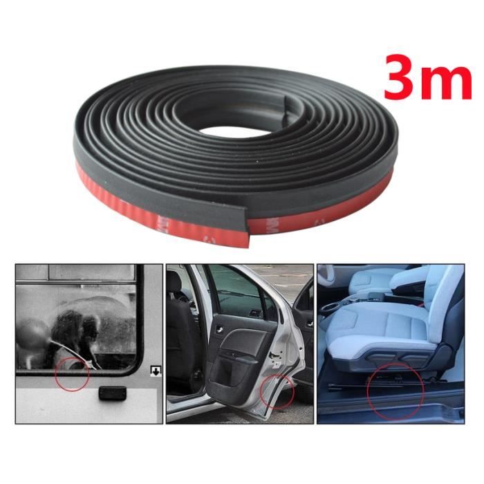 Bande De Protection Caoutchouc Pour Portière Voiture - Anti-choc, Anti-fuite, Réduction Bruit - Facile à Poser - 10 M