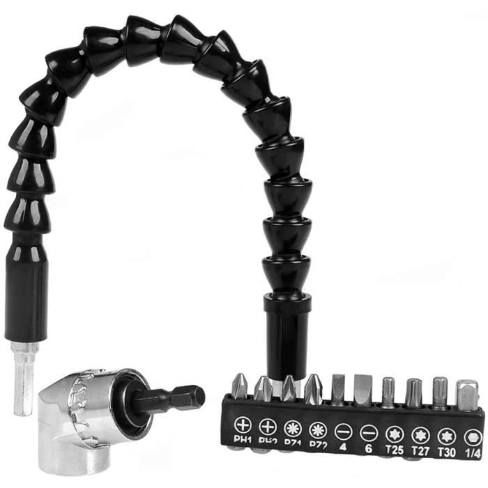 Renvoi d'angle MILWAUKEE Shockwave - 10 embouts de vissage 4932471274 | Leroy Merlin