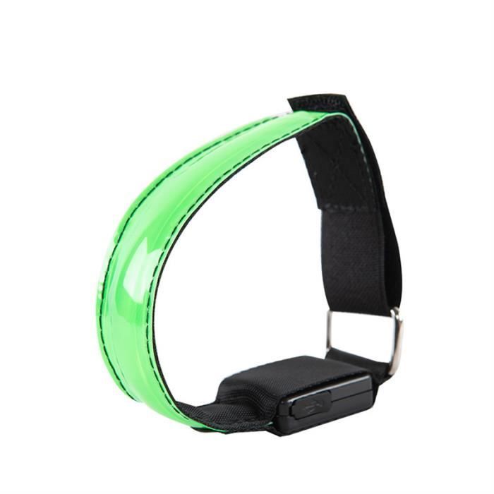 WUFGWBD 1 écharpe De Course De Nuit, 1 Paire De Bracelets De