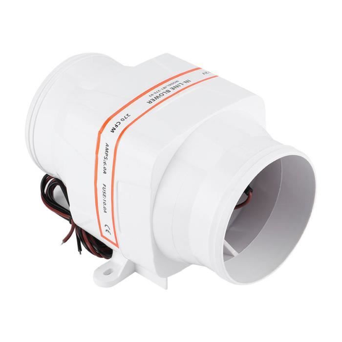 Seaflo Ventilateur de cale en ligne 10,2 cm 270 CFM Seaflo Ventilateur de cale en ligne 10,2 cm 270 CFM