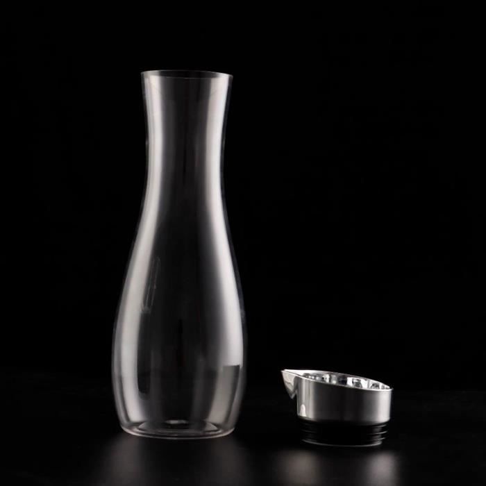 Pichet En Acrylique KOSDFOGE 500ml - Transparent, Avec Couvercle Et Poignée - Pour Jus, Lait, Thé