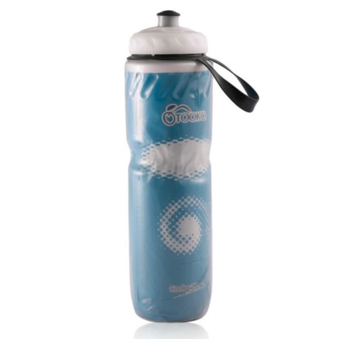 Hydrapak Gourde Vélo Isotherme Polar Surge Noir 24oz - Gourde Pressable Haut Débit Pour Cyclisme