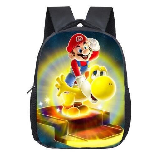 Sac à dos Mario Bros pour enfants de la maternelle, 12 pouces, pour filles et garçons
