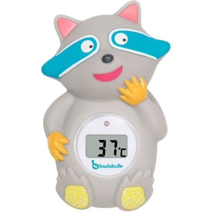 BADABULLE Thermomètre de bain Racoon