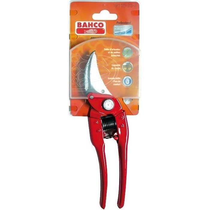 BAHCO SECATEUR 1 MAIN PRO 23CM P110 23F - vue 2