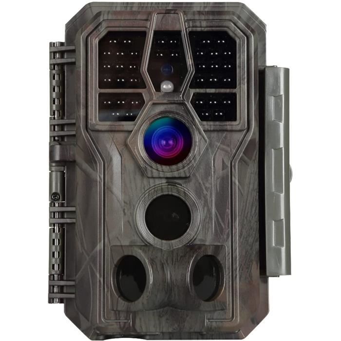 Caméra de Chasse 24MP 1296P Vision Nocturne Invisible Infrarouge Haute Sensibilité Vitesse de