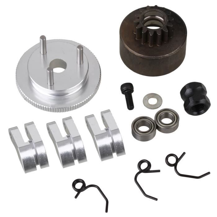 Argent Aluminium T10096 Volant Moteur Embrayage Kit Pour RC 1:10 Modèles Voiture Argent Aluminium T10096 Volant Moteur Embrayage Kit Pour RC 1:10 Modèles Voiture