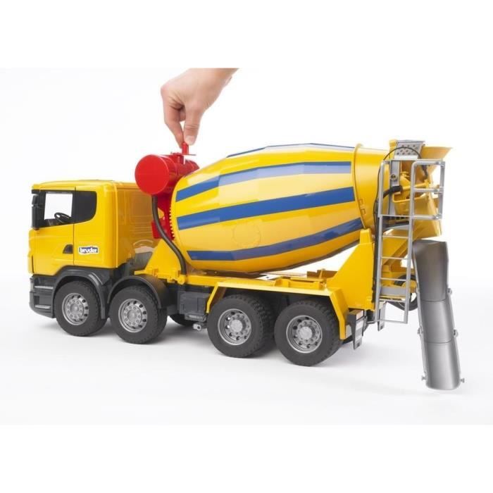 BRUDER - 3554 - Camion toupie a beton SCANIA R-serie - Echelle 1:16 - 57,5  cm - Cdiscount Jeux - Jouets