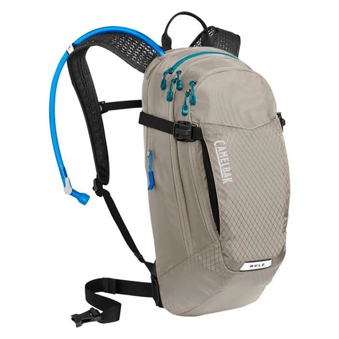 Sac dhydratation - CAMELBAK - M.U.L.E. 12 - Réservoir Crux 3L - Tube magnétique - Aluminium/Noir