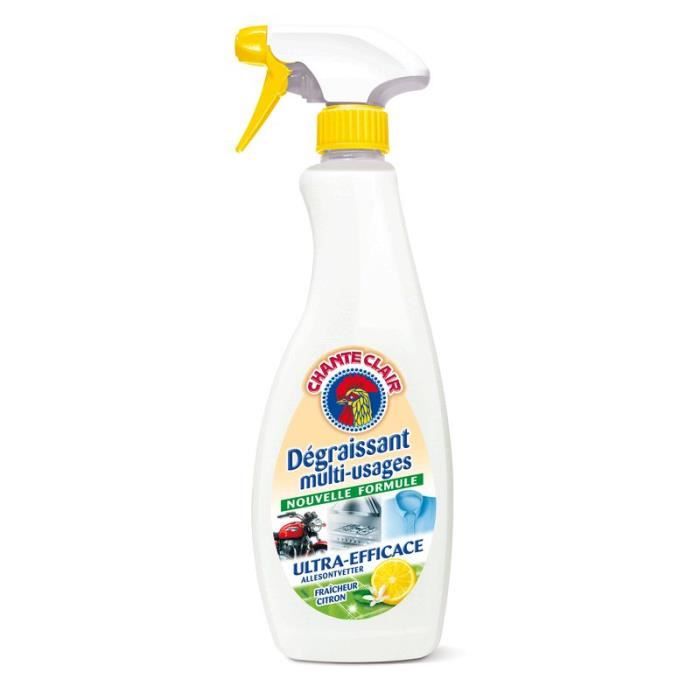 CHANTECLAIR Chante Clair Set 12/ d/égraissant 625/ Bicarbonate vapos Produit pour Nettoyage de la Maison Unique Multicolore