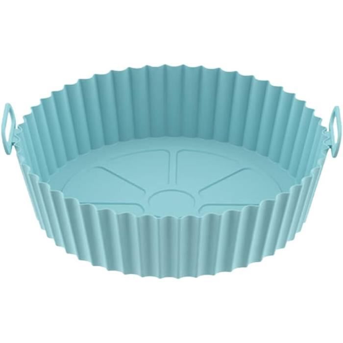 Plaque Cuisson Silicone Pour Friteuse à Air - 23x22x6 Cm - Bec Verseur, Pliable - Facile à Nettoyer - 8