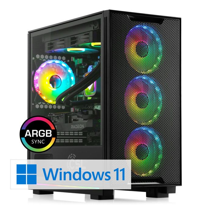 PC Gaming – CSL Computer – M10530H – AMD Ryzen 7 7800X3D – Radeon RX 7600 – 16 Go RAM