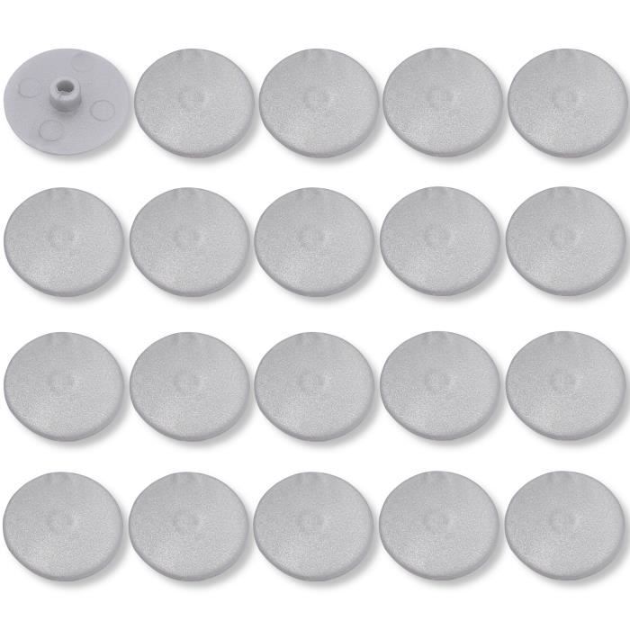 10x Cache vis plastique Torx T20 12mm blanc capuchon plat protection - Clous vis et fixations - Achat & prix