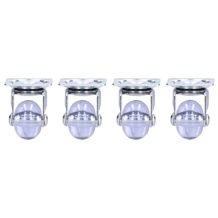 Lot De 4 Roulettes Pivotantes Pour Machine - 40 Mm - Résistantes - Neuf