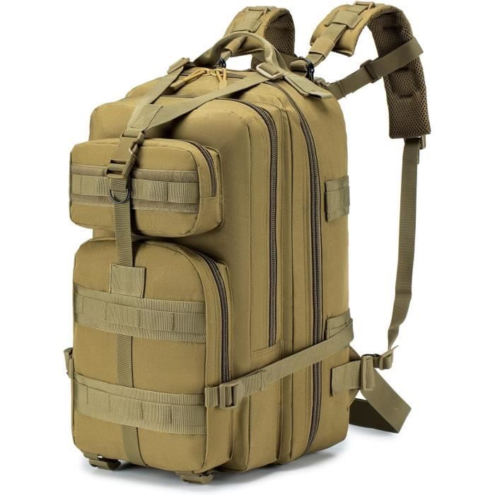 Sac A Dos Militaire Multifonction 50L Grande Capacité Sac Tactique Molle Sac A Dos Randonnee Imperméable Armee Assault Pack [u1315]