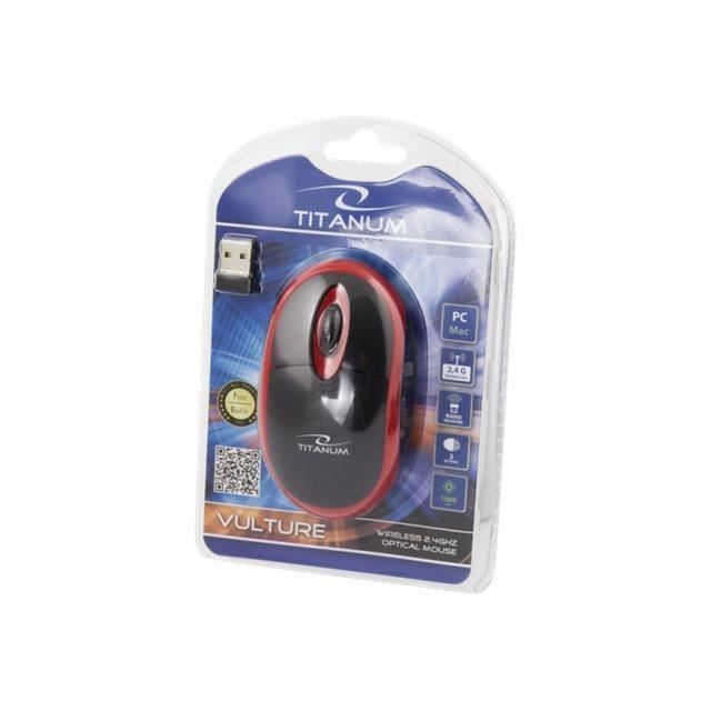 Souris Esperanza Titanum – Ambidextre, RF Sans Fil, Optique 1000 DPI - vue 6