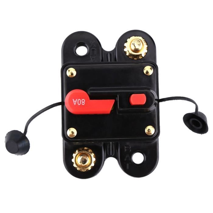 Disjoncteur DC 12V Pour Voiture, Bateau, Moto Ou Stéréo – Protection électrique – Neuf Sous Emballage