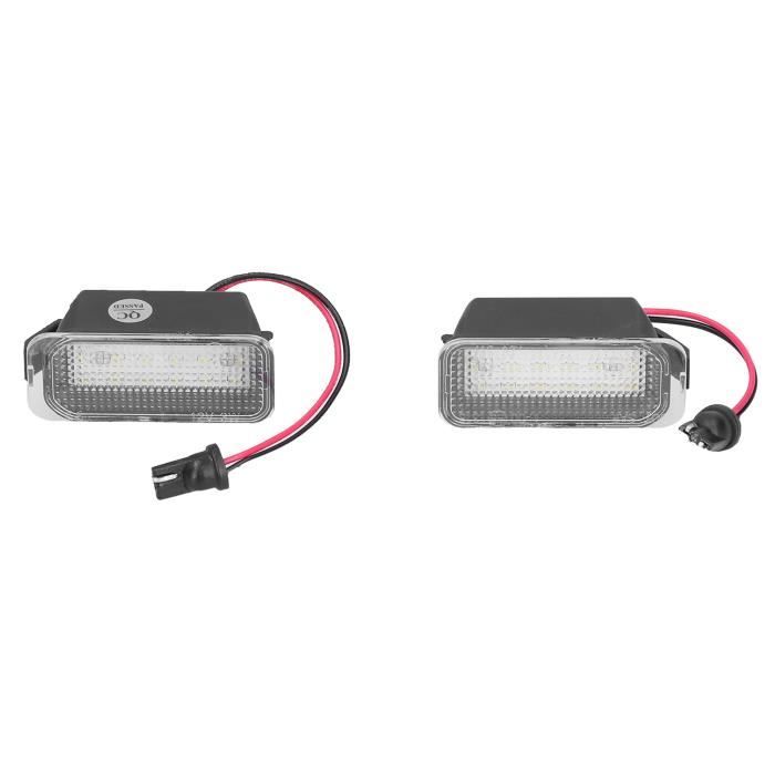 Feux De Plaque D’Immatriculation LED Pour BMW Série 3 E46 – 18 LED Blanches 6500K – 1 Paire - 3