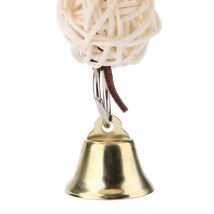 Balançoire Pour Perroquet - Jouets Pour Perruches Avec Perchoir En Bois