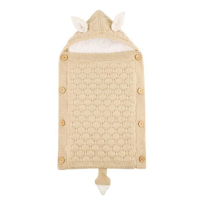Nid D'Ange Couverture Bébé 90x90cm - Chancelière Poussette Et Siège Auto Hiver