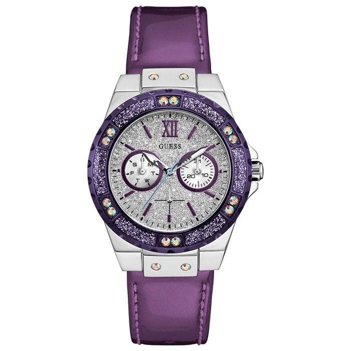 Montre Femme GUESS - Cadran Argenté, Acier Inoxydable, Quartz, Neuf Avec étiquettes, Livraison USA Gratuite
