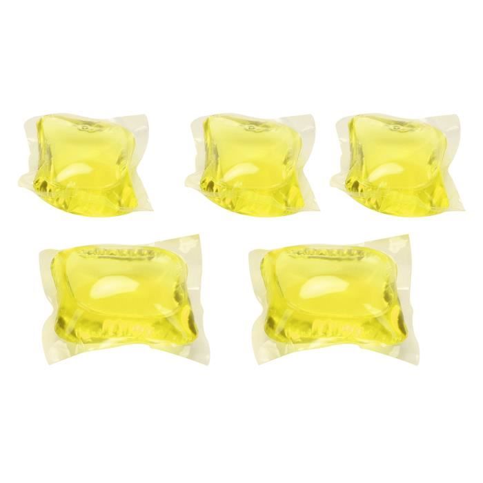 HURRISE Dosette à lessive 60PCS 8g Blanchisserie Lavage Perles De Nettoyage Capsules Voyage