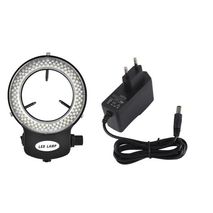 Lampe LED Blanche Pour Microscope - Alimentation USB - Luminosité Réglable - Éclairage Bas - Pour Microscope Biologique - 7
