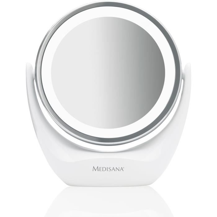 Miroir cosmétique Medisana 2-en-1 CM 835 - Blanc 12cm