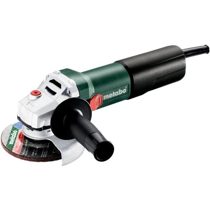 Set Meuleuse d'angle METABO WEQ 1400 125 Ecrou de serrage Quick