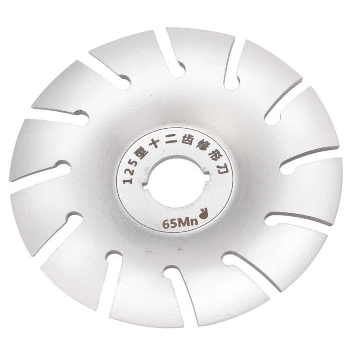 Disque Sculpture Bois Meuleuse 125mm - Disque Abrasif Pour Façonner, Poncer Et Graver Le Bois