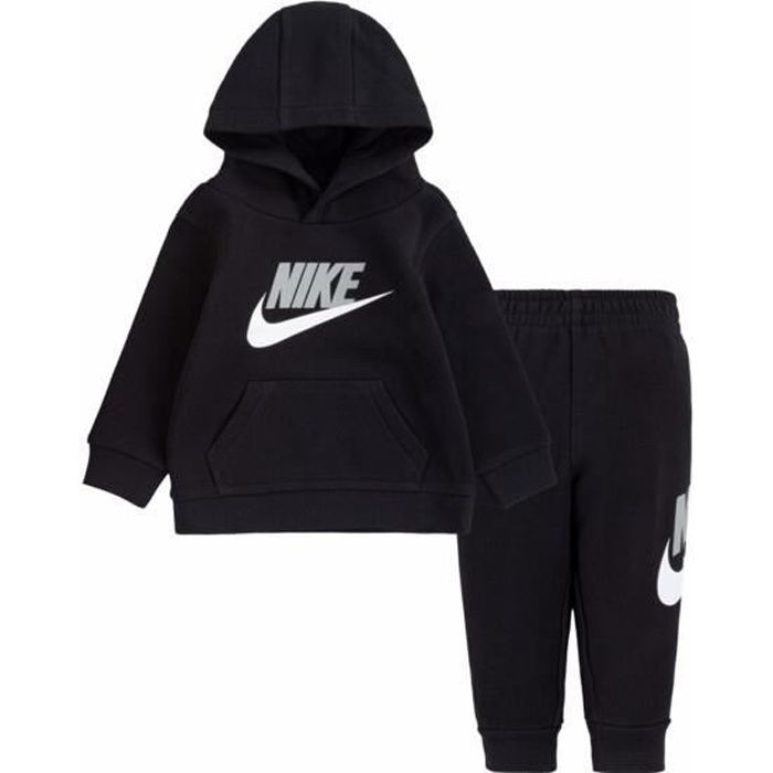 Ensemble pull à capuche et jogging en laine polaire bébé garçon Nike -  black/light smoke grey - 1 an Black/light smoke grey - Cdiscount  Prêt-à-Porter