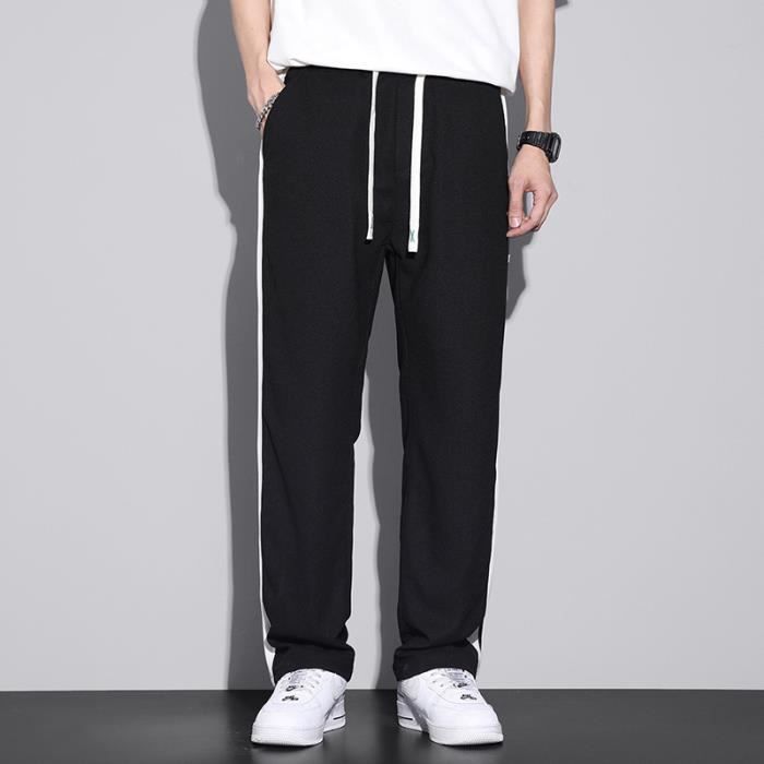 Pantalon survêtement homme coupe droite