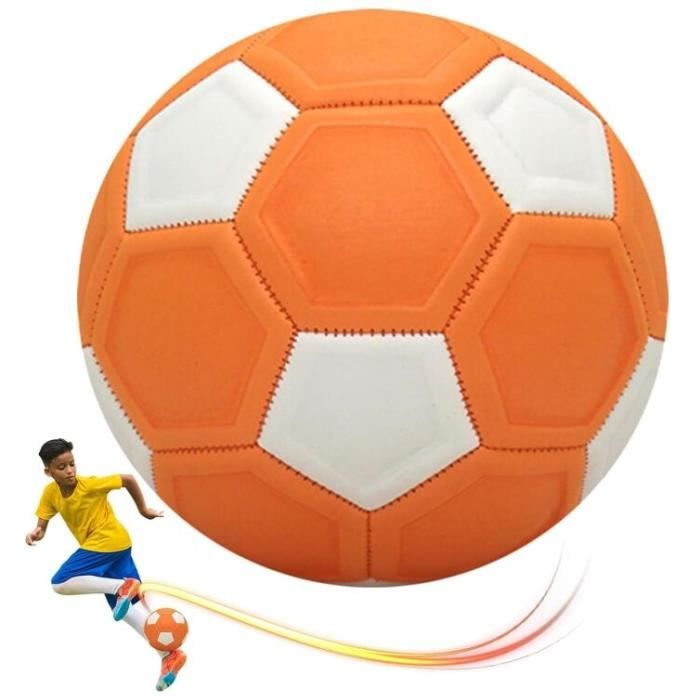 Ballon de football de loisirs, ballon incurvé pour enfants, ballon de football incurvé doublé de caoutchouc, diamètre 20 cm - Sport
