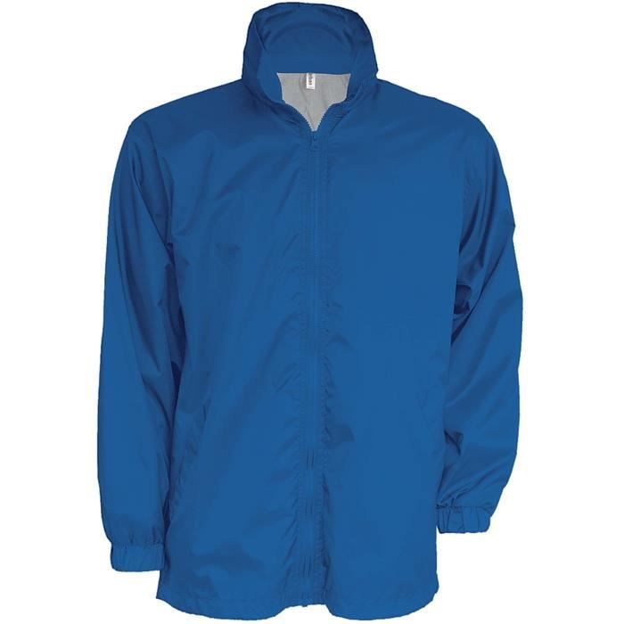 Coupe-vent Kariban doublé - Homme - Bleu royal - Imperméable - Manches longues