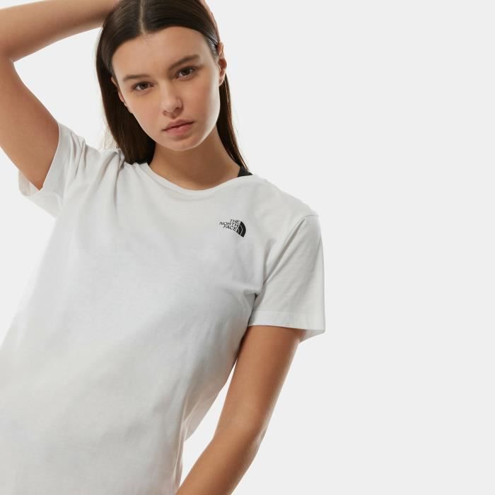 T-shirt femme The North Face Simple Dome - blanc