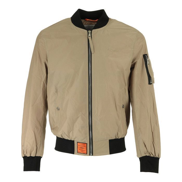 blouson bomber bomber beige homme