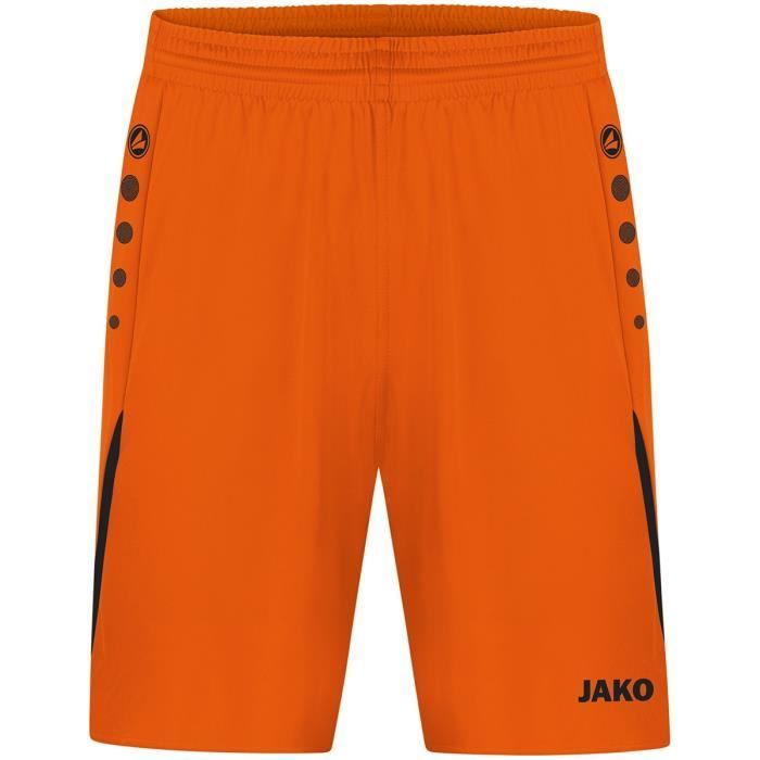 Short enfant Jako Challenge - orange fluo/noir - 11/12 ans