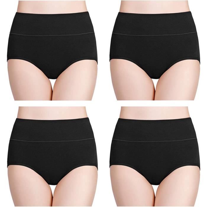 Hedywei Lot De 3 Culottes De Maternité En Coton, Taille Basse
